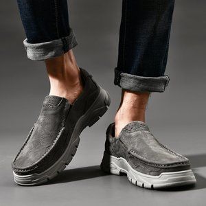 Breathable Slip-On Tooling Shoes Thick Bottom Soft
